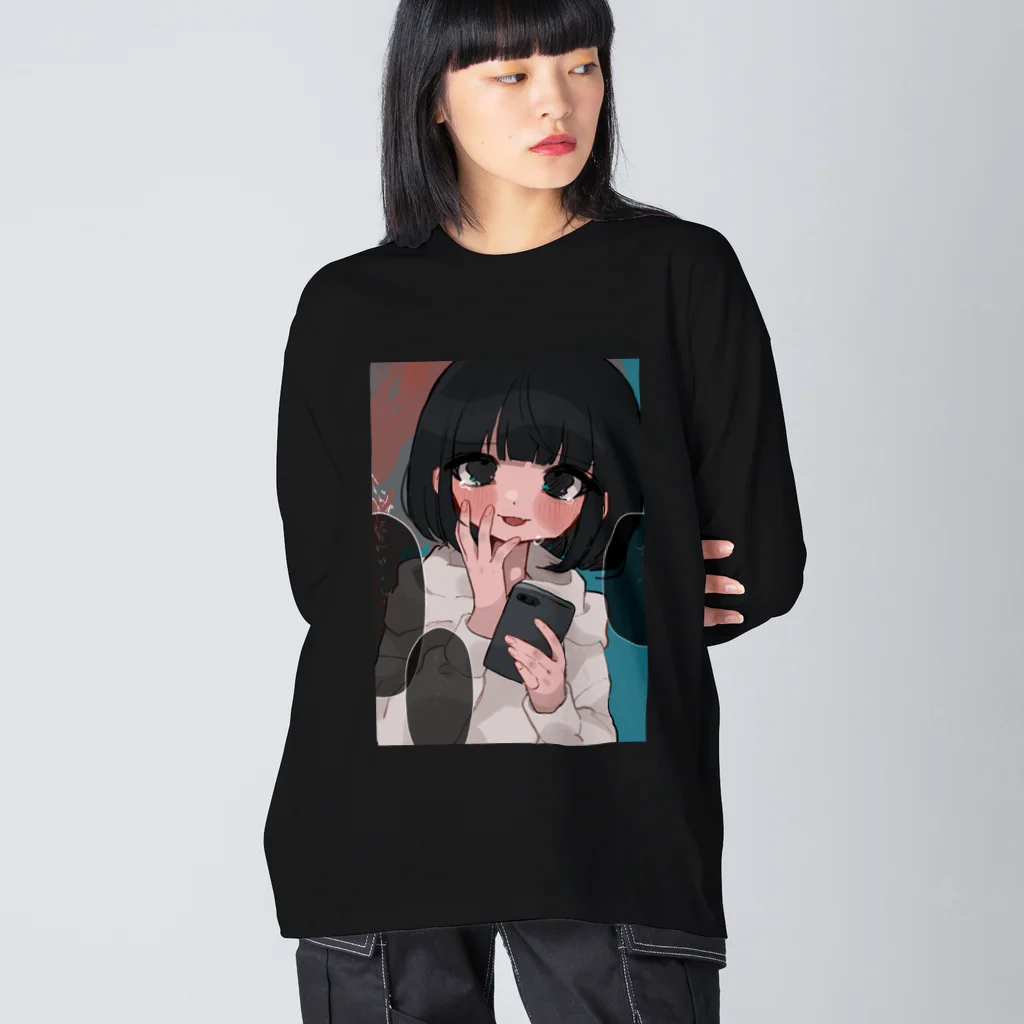 荒波しろみの463c Big Long Sleeve T-Shirt