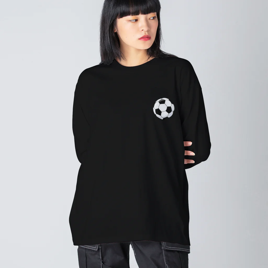 kg_shopの[☆両面] ワールドカップ【視力検査表パロディ】 Big Long Sleeve T-Shirt