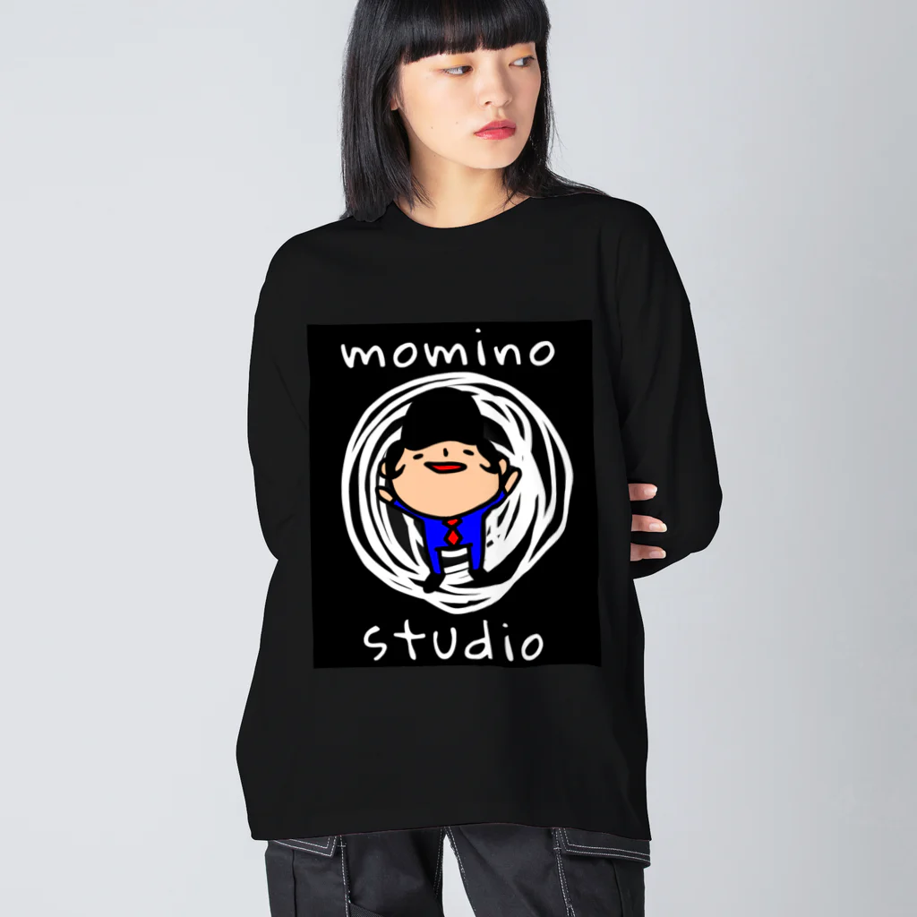 momino studio SHOPの色ちだよ。ぐるぐるぐるぐるぐるぐる ビッグシルエットロングスリーブTシャツ