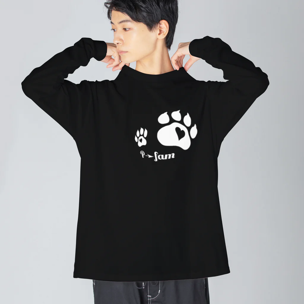 P➛fam.comのP➛KUMAちゃん(メタボＶｅｒ．) Big Long Sleeve T-Shirt