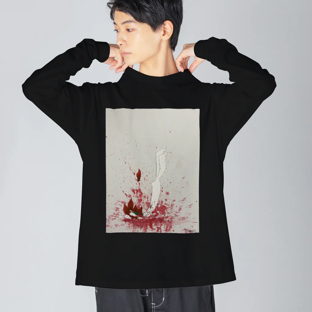 花瓶の疑問の飛び降り自殺 Big Long Sleeve T-Shirt