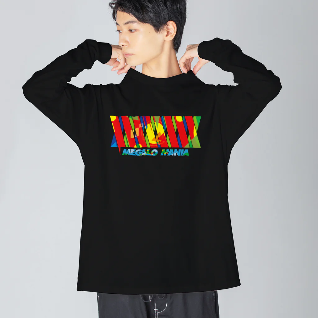 斬る'em ALL/DJつづきともみの【KJデザイン】 MEGALO MANIA-001-EX #MGLMNA Big Long Sleeve T-Shirt