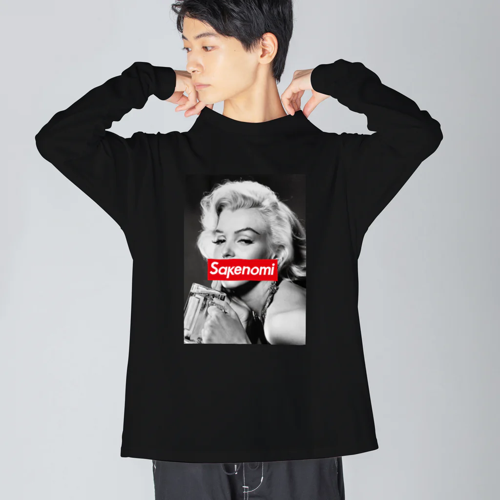 stereovisionのマリリン・モンローとsakenomi Big Long Sleeve T-Shirt