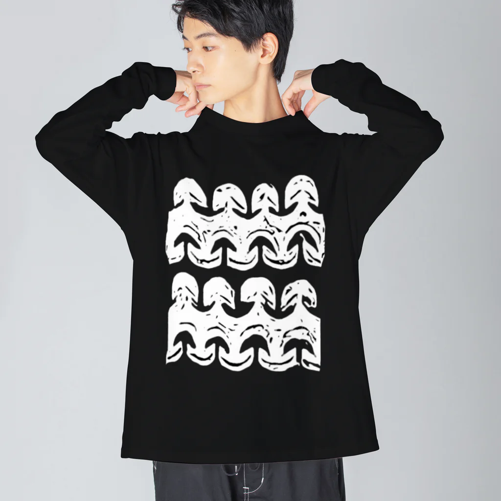 KEIHAMMのchaotic wave -01 2022  Big Long Sleeve T-Shirt