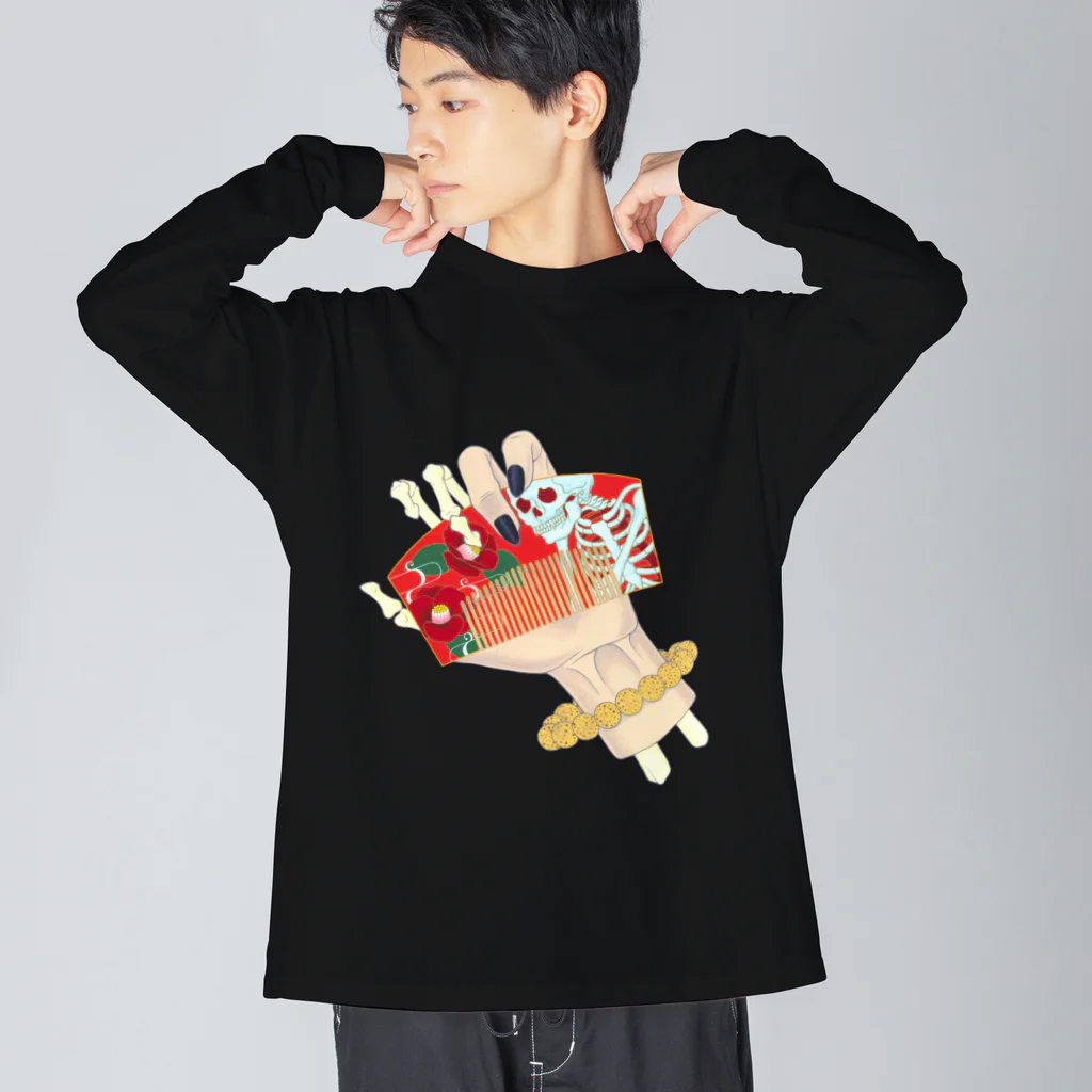 采-aya-の櫛 Big Long Sleeve T-Shirt