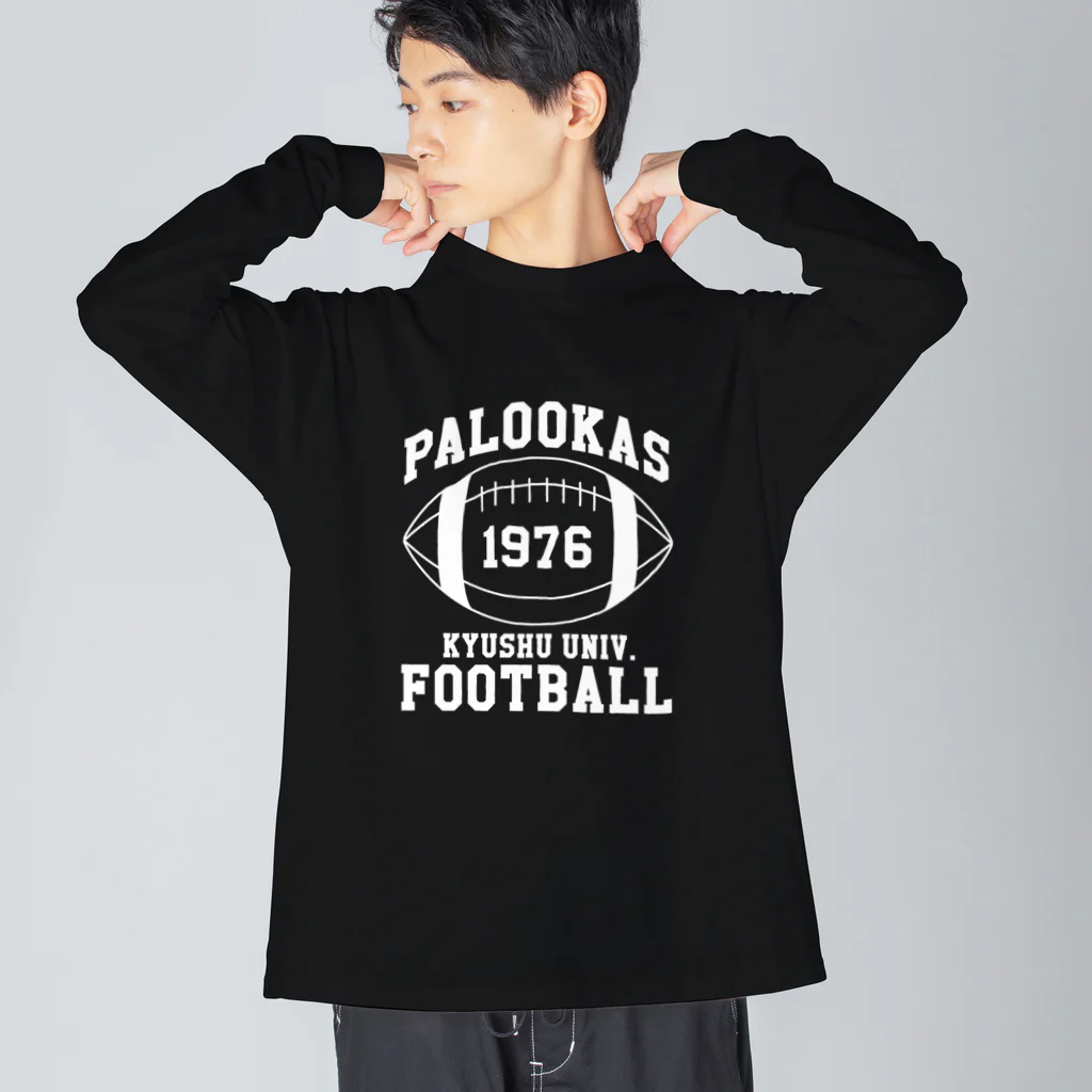 go-palookasのボール白 ビッグシルエットロングスリーブTシャツ