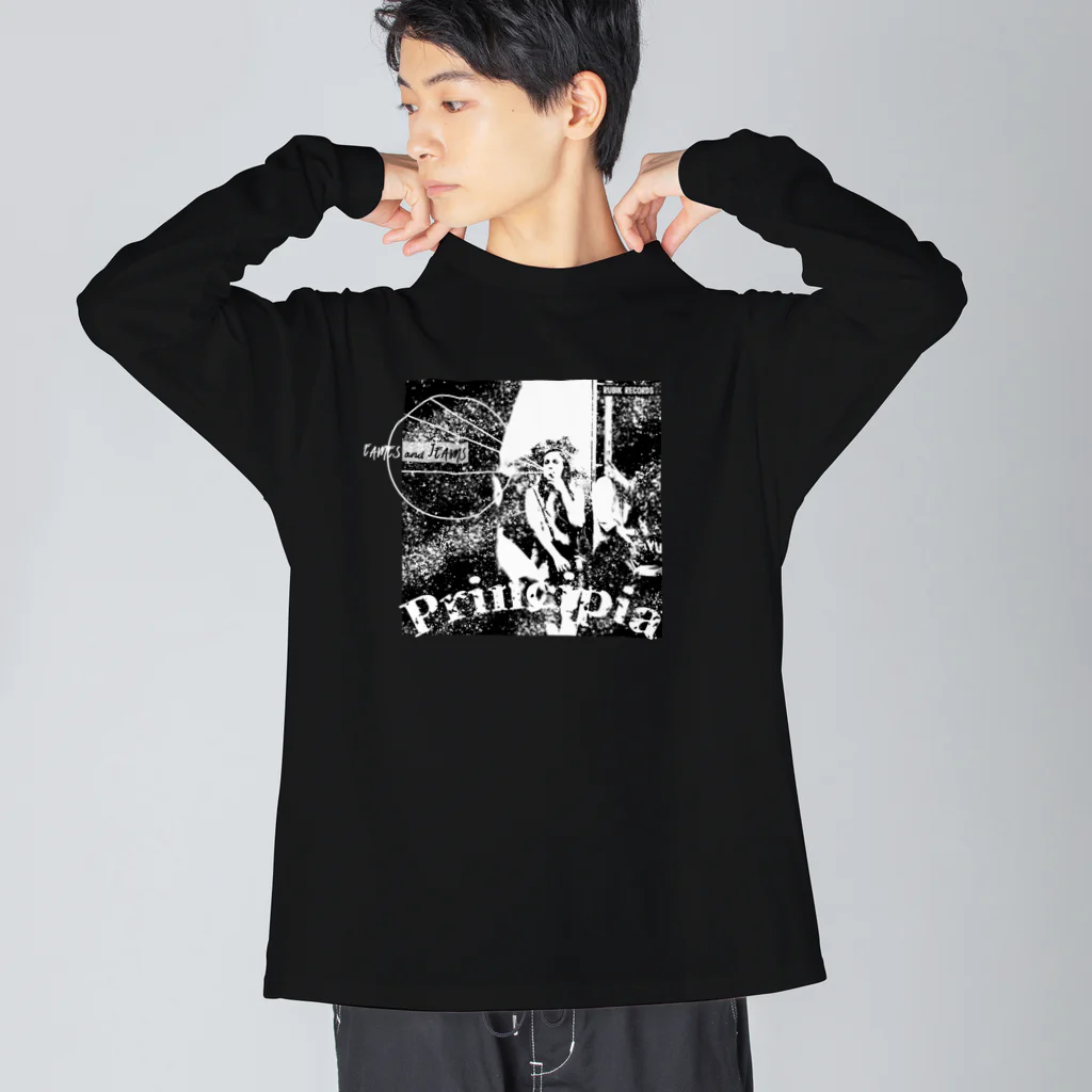 RUBIK RECORDSのプリンキピア　RUBIK ビッグシルエットロングスリーブTシャツ