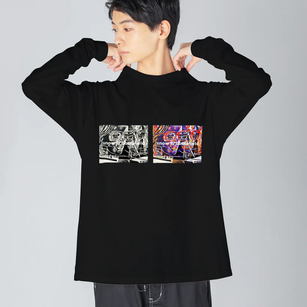 ...is battlefieldのIBF long sleeve T Big Long Sleeve T-Shirt