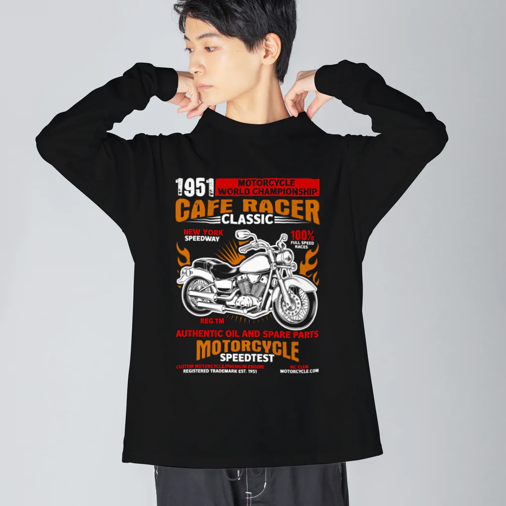 アージーのアメリカン ライダース ビッグシルエットロングスリーブTシャツ