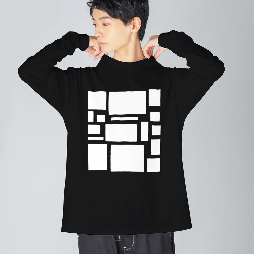 1234artistの無題（ジオメトリック）ロングTシャツ Big Long Sleeve T-Shirt