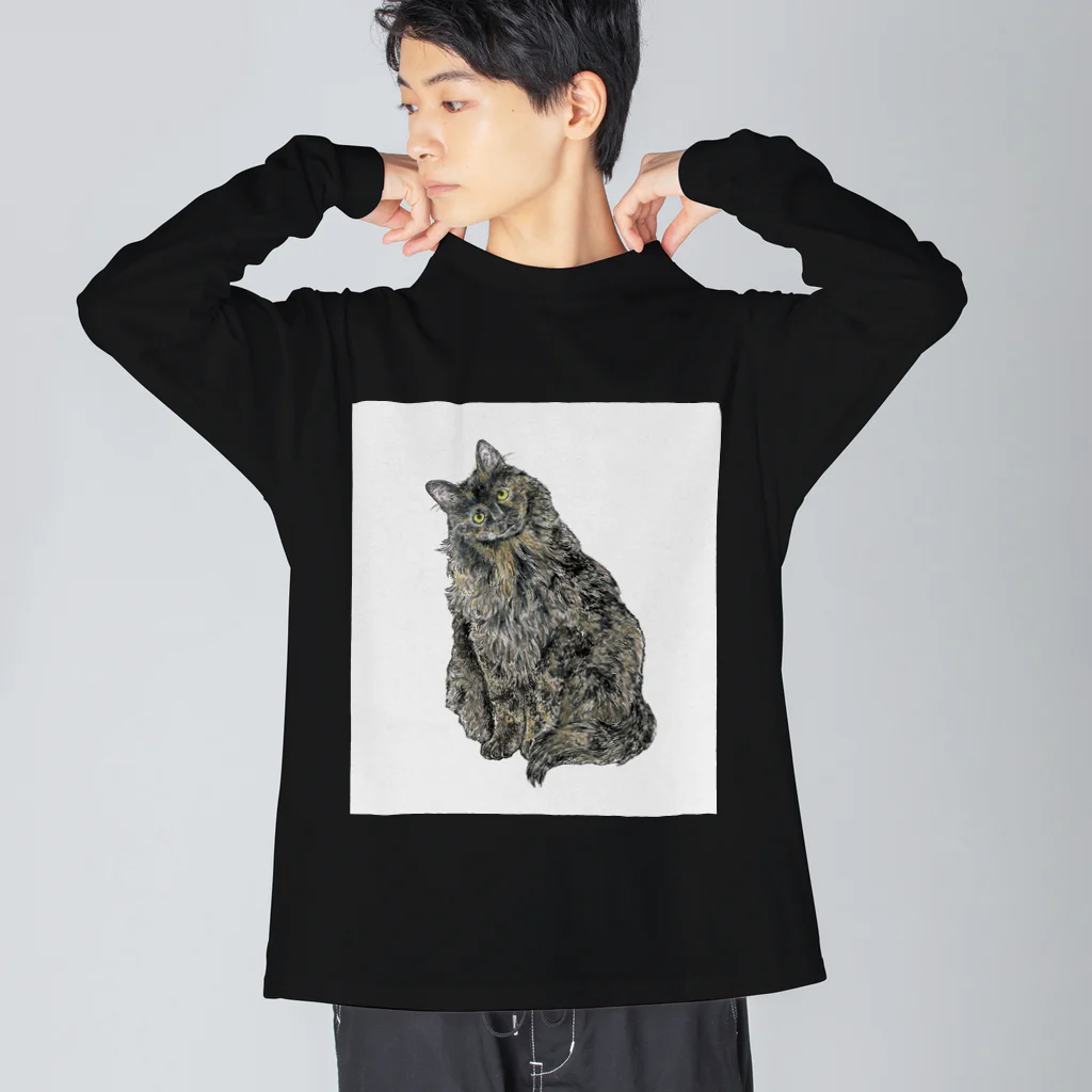 ネコノートショップ（neco-note shop）のショコラ（てんしんらんまんな☆ラッキー） Big Long Sleeve T-Shirt