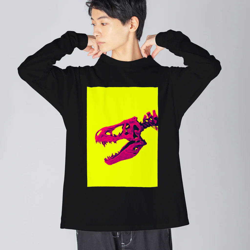 Fumikiri DInosaurs StoresのFumikiri Dinosaurs 001 ビッグシルエットロングスリーブTシャツ