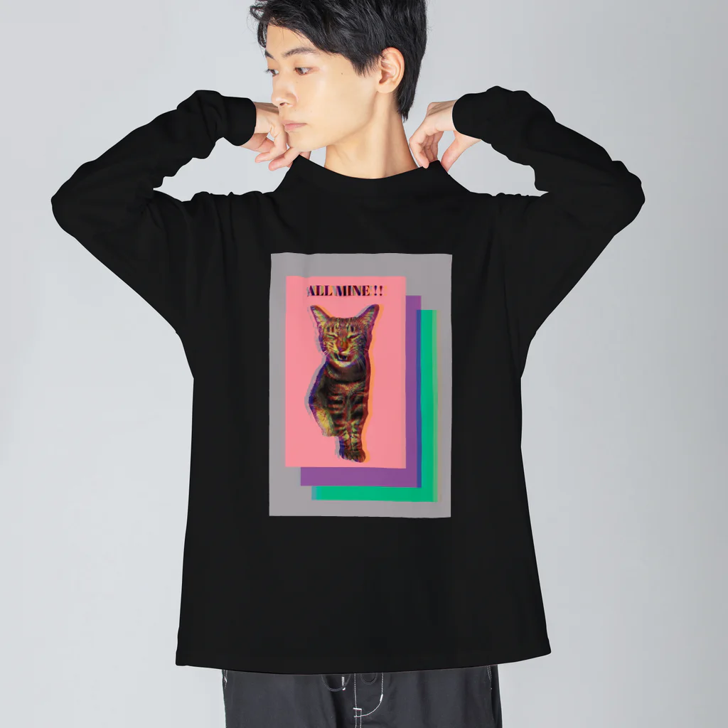 MI-MI-shopのミコ ビッグシルエットロングスリーブTシャツ