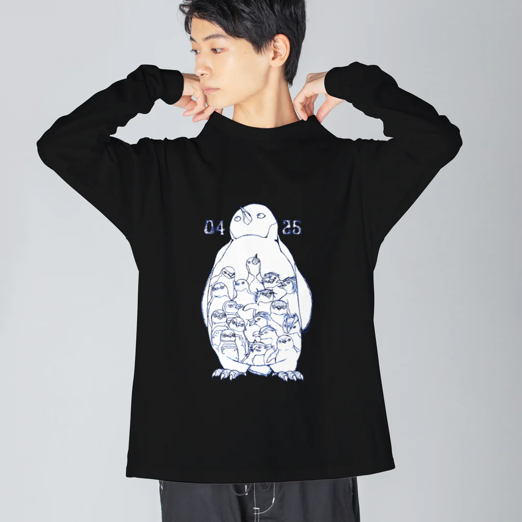 ヤママユ(ヤママユ・ペンギイナ)の0425-18 Penguins of the World- ビッグシルエットロングスリーブTシャツ