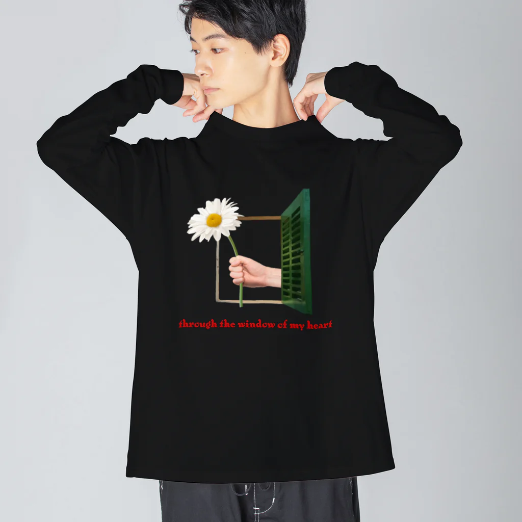 だっくのcollageart storeのμargaret Big Long Sleeve T-Shirt