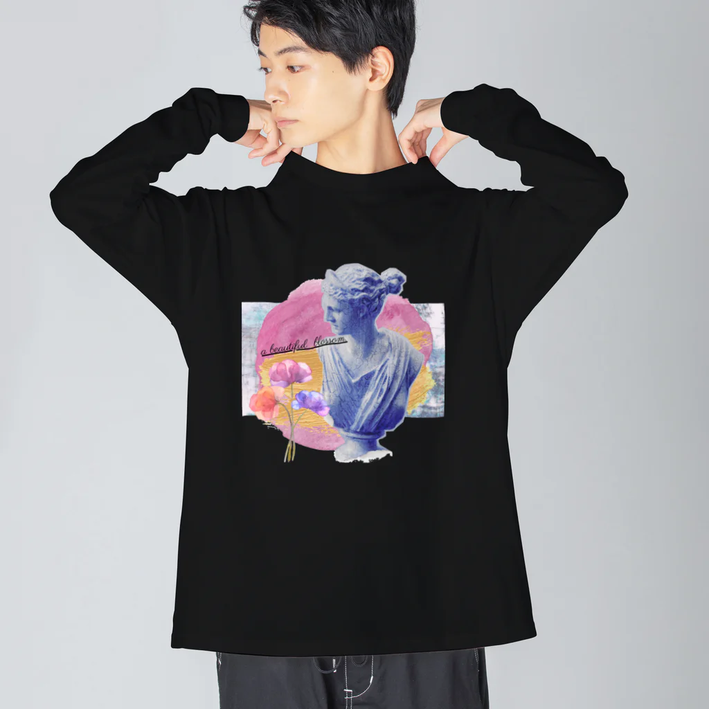 insparation｡   --- ｲﾝｽﾋﾟﾚｰｼｮﾝ｡の開花 Big Long Sleeve T-Shirt