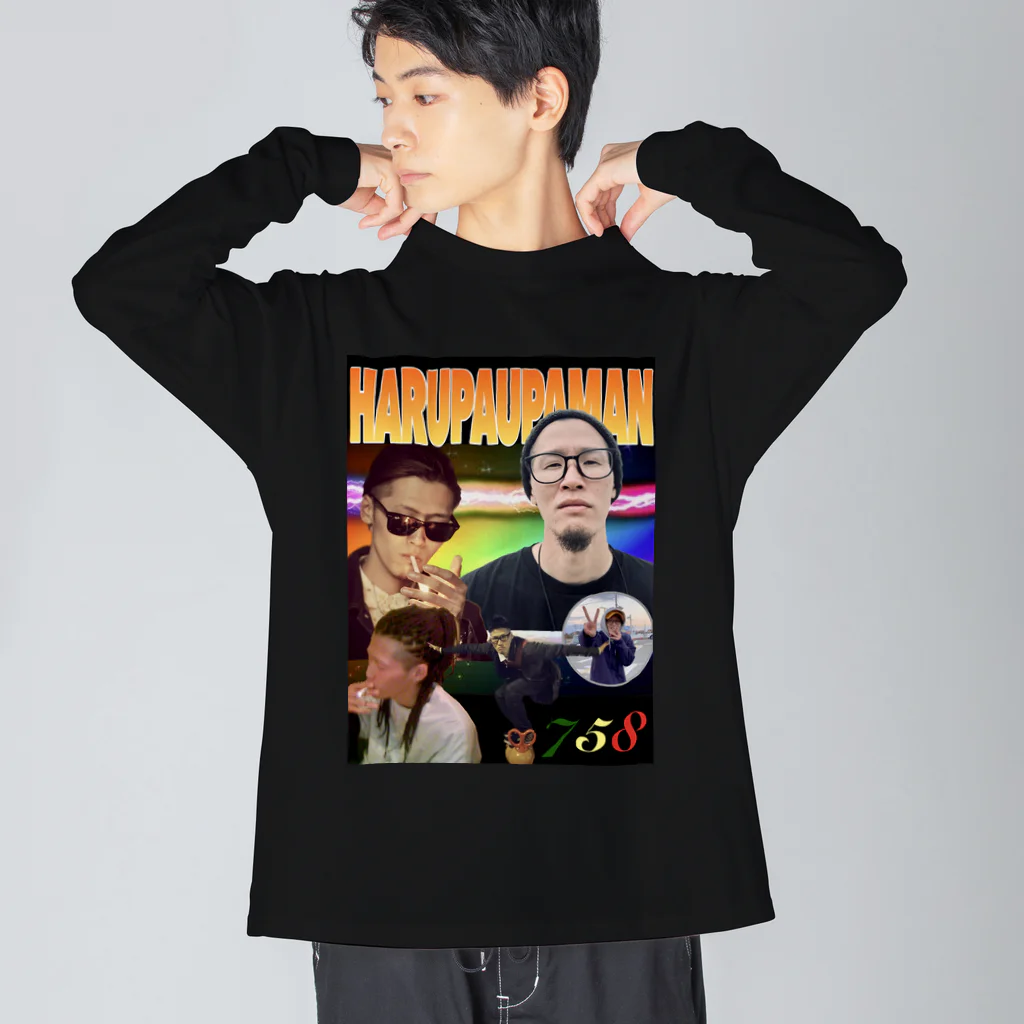 ギョウザのharupaupaman RAP T Big Long Sleeve T-Shirt