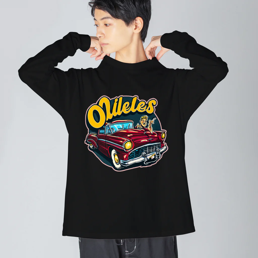 islandmoon13のOLDIES　　50’ｓ ＣＡＲ Big Long Sleeve T-Shirt