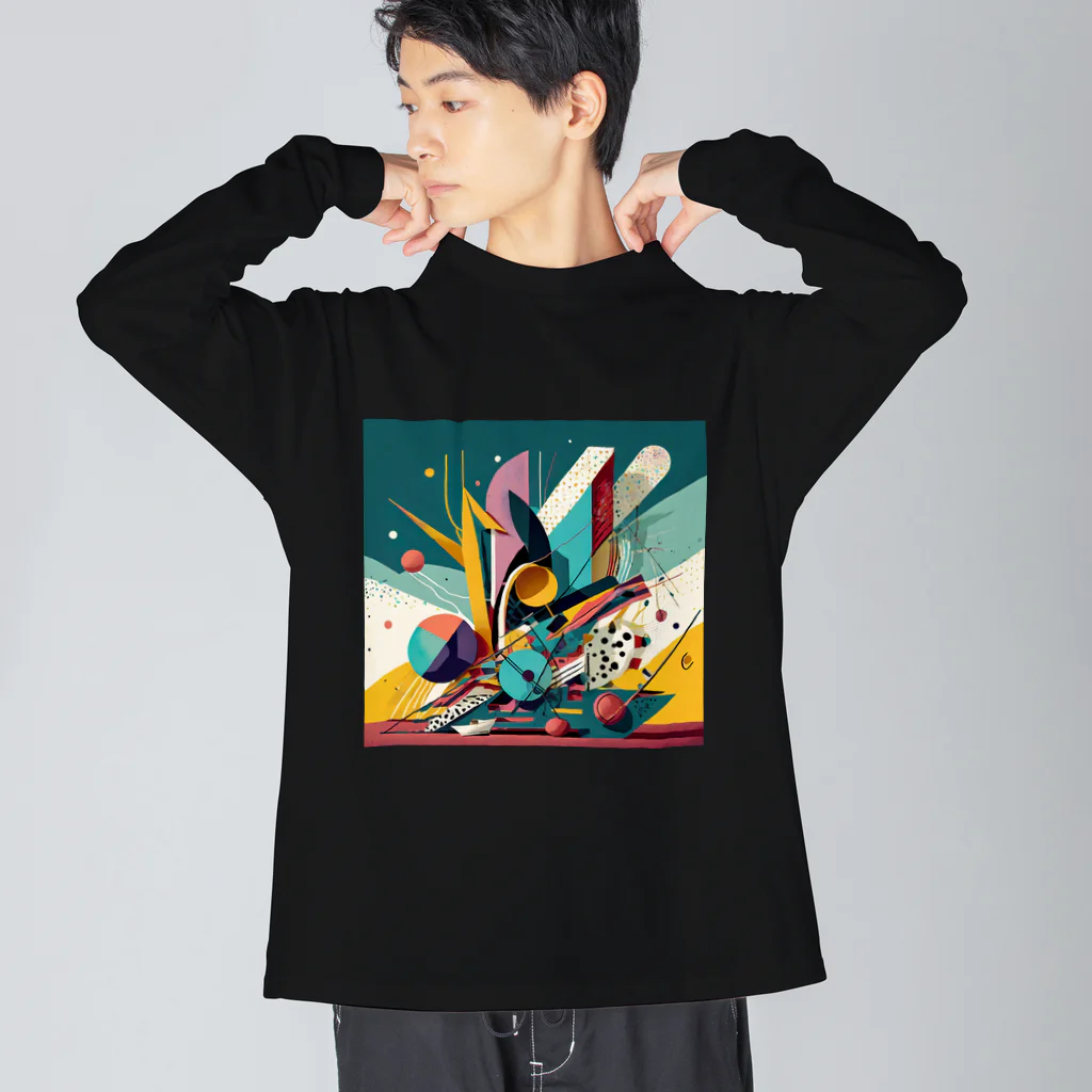 のんびりアート工房のガラクタアート Big Long Sleeve T-Shirt