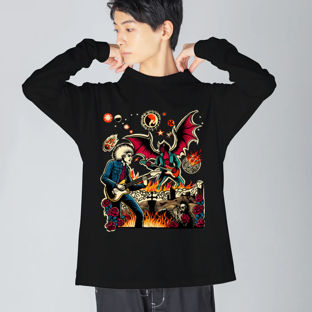 UNchan(あんちゃん)    ★unlimited★の悪魔とランデブー Big Long Sleeve T-Shirt