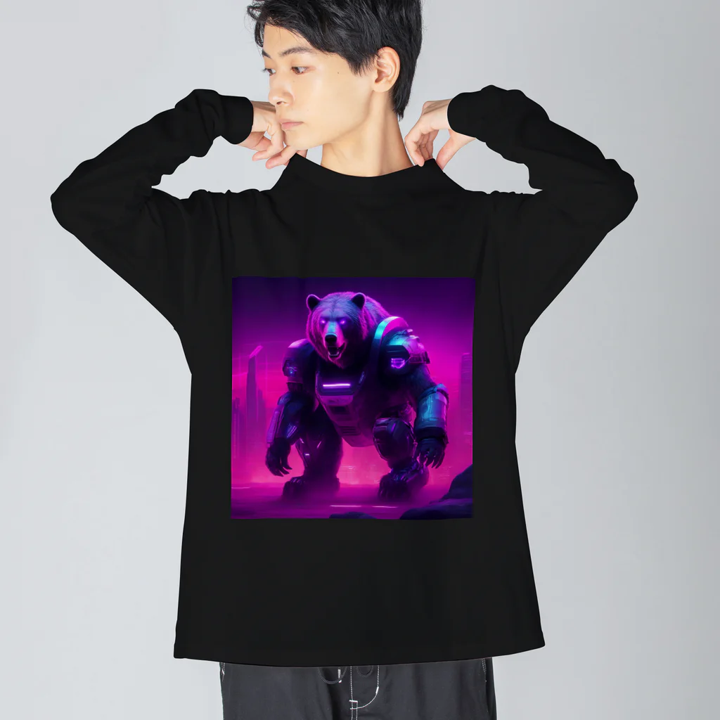 InstantEclecticsのグリズリーMk-Ⅱ(アニマルMk-Ⅱシリーズ3) Big Long Sleeve T-Shirt