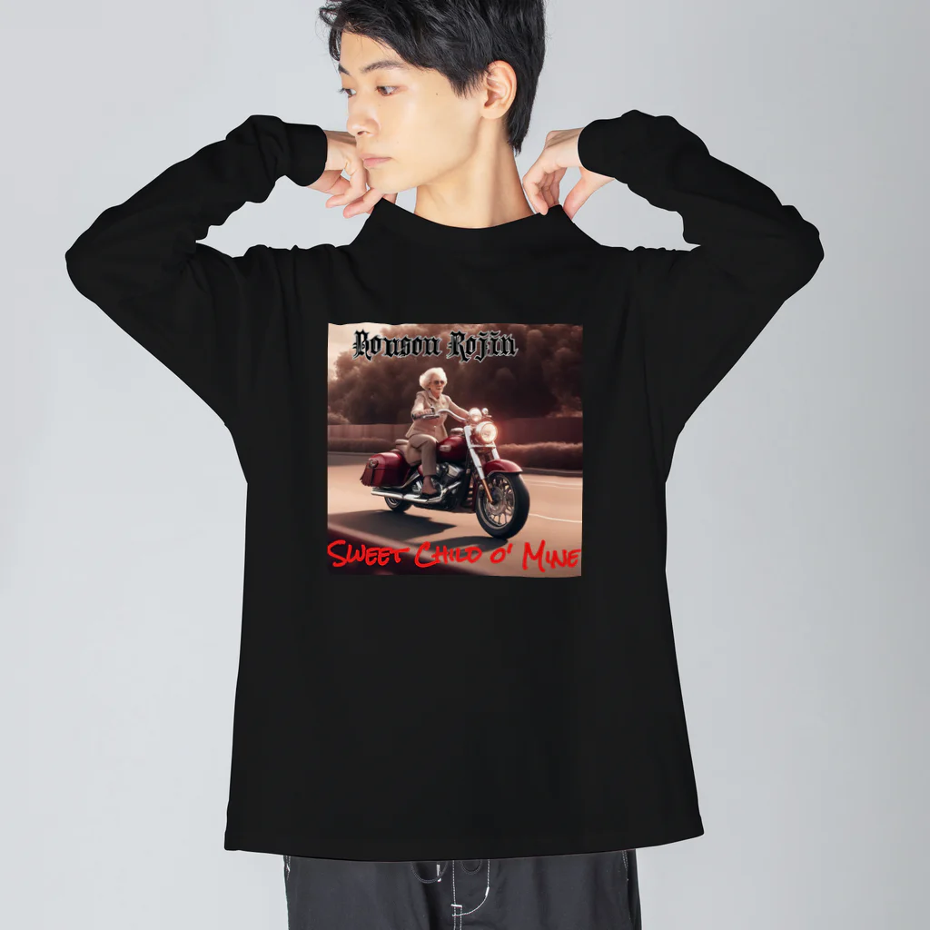 あっくす。の暴走老人シリーズ③ アメリカンver. Big Long Sleeve T-Shirt