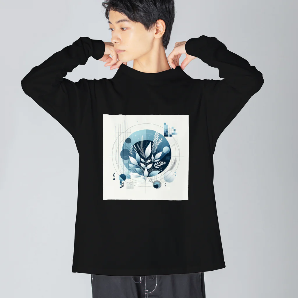 BochiBoochi-walkerのジオメトリーA25 Big Long Sleeve T-Shirt