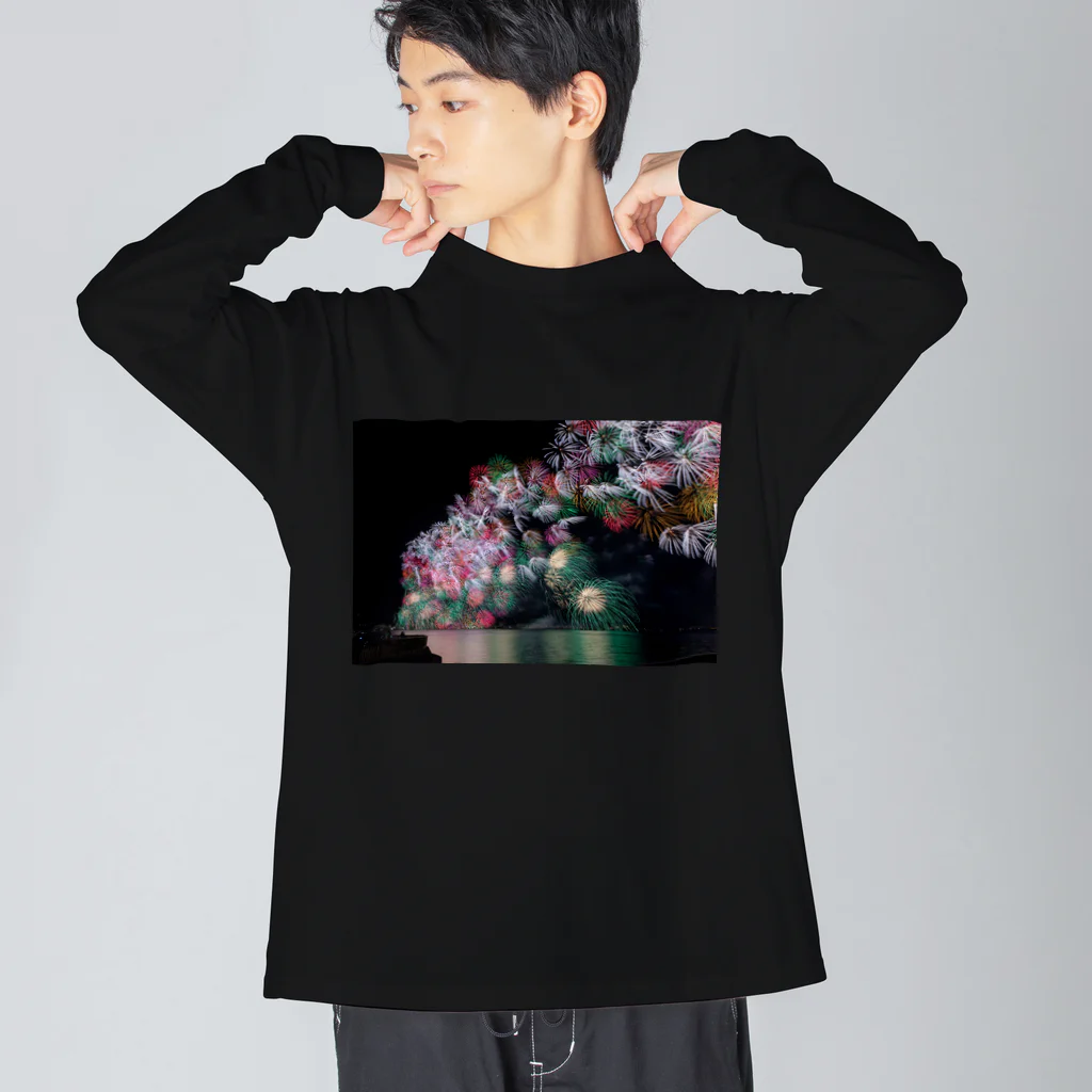 つむぎの千輪菊 Big Long Sleeve T-Shirt
