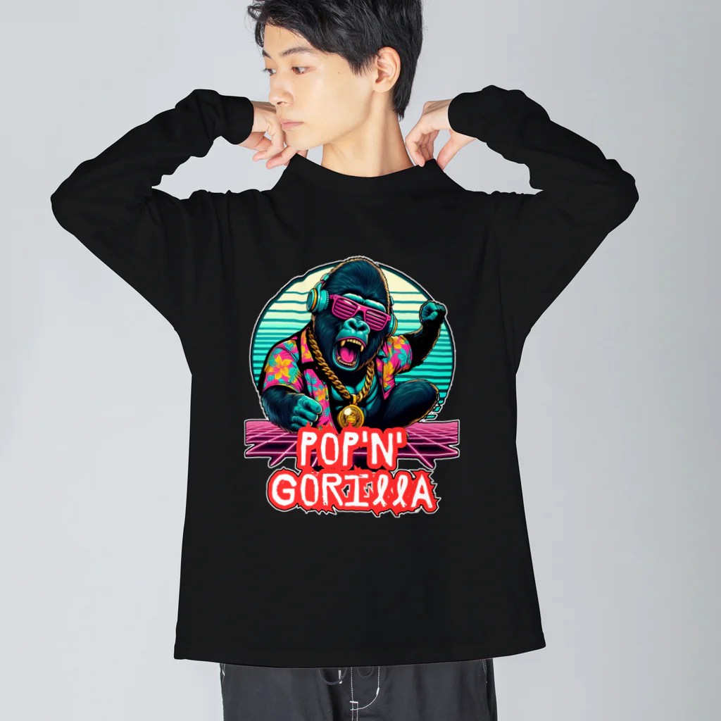 Donky Goriのポップンゴリラ5 ビッグシルエットロングスリーブTシャツ