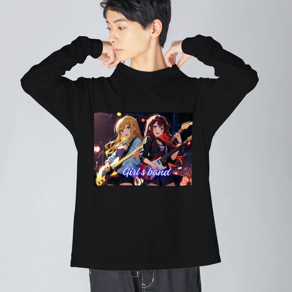 HokutoKenのガールズバンド！ Big Long Sleeve T-Shirt