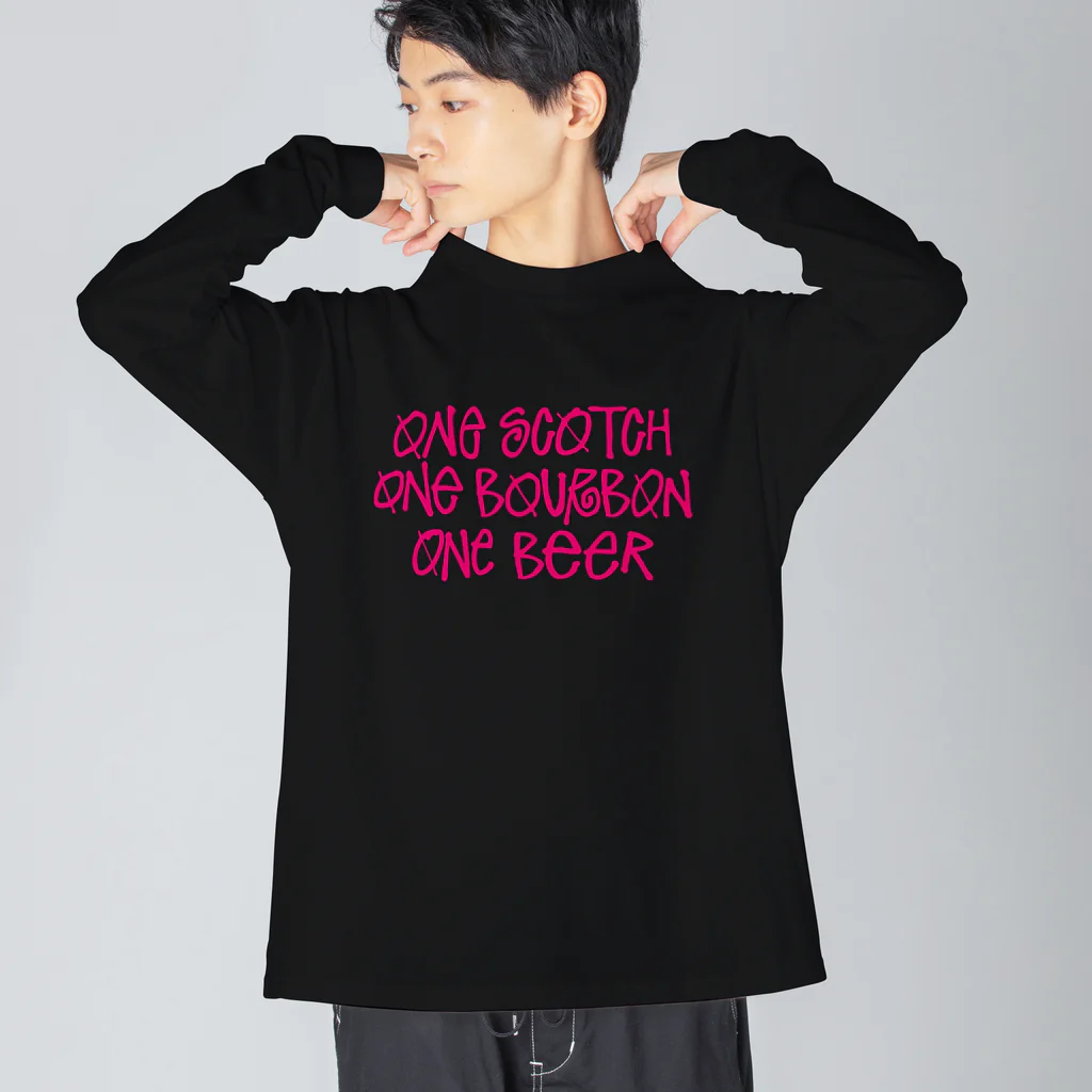 stereovisionのOne Scotch, One Bourbon, One Beer ビッグシルエットロングスリーブTシャツ