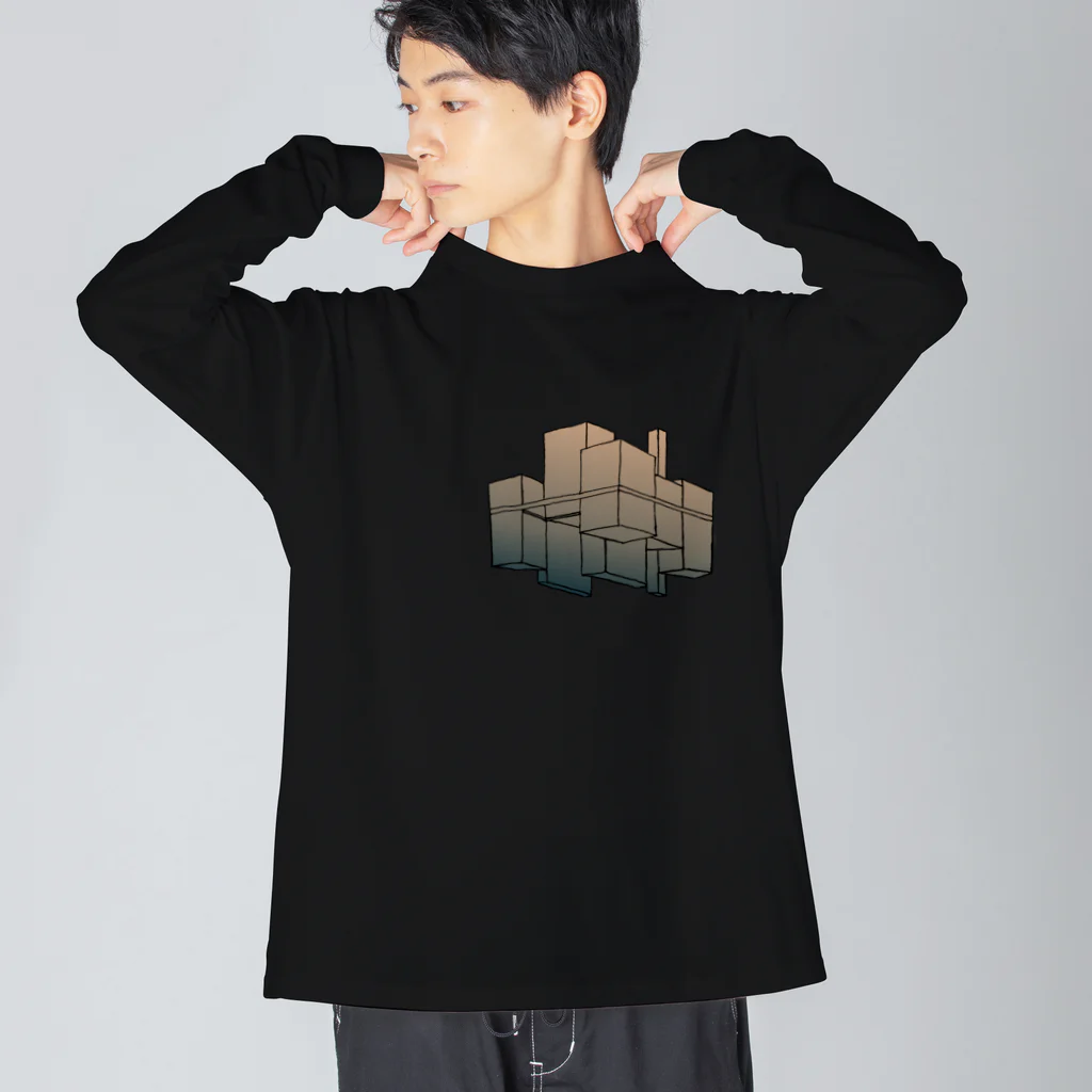 気ままに創作　よろず堂の摩天楼 Big Long Sleeve T-Shirt