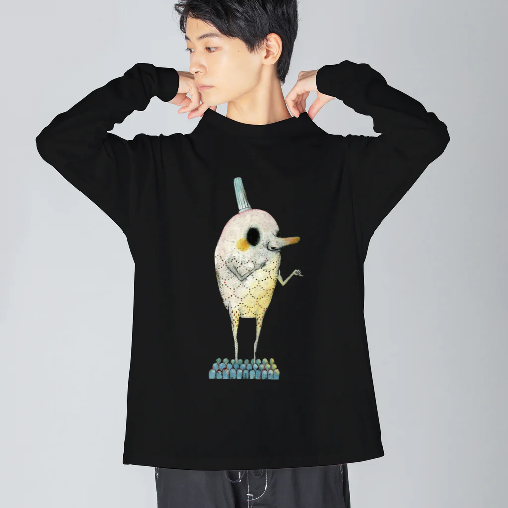 スーパーファンタジー絵描き　松野和貴のスープ職人 ビッグシルエットロングスリーブTシャツ