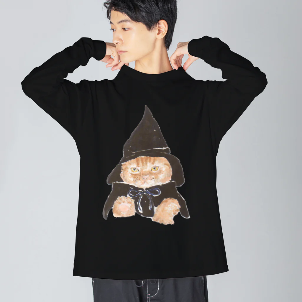 erichandmade × eric_joy_のまじょねこ ビッグシルエットロングスリーブTシャツ