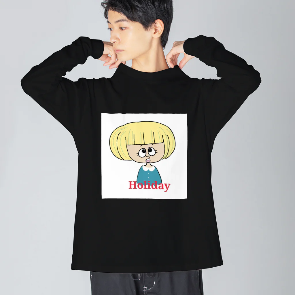 gu-nyanのHoliday Big Long Sleeve T-Shirt