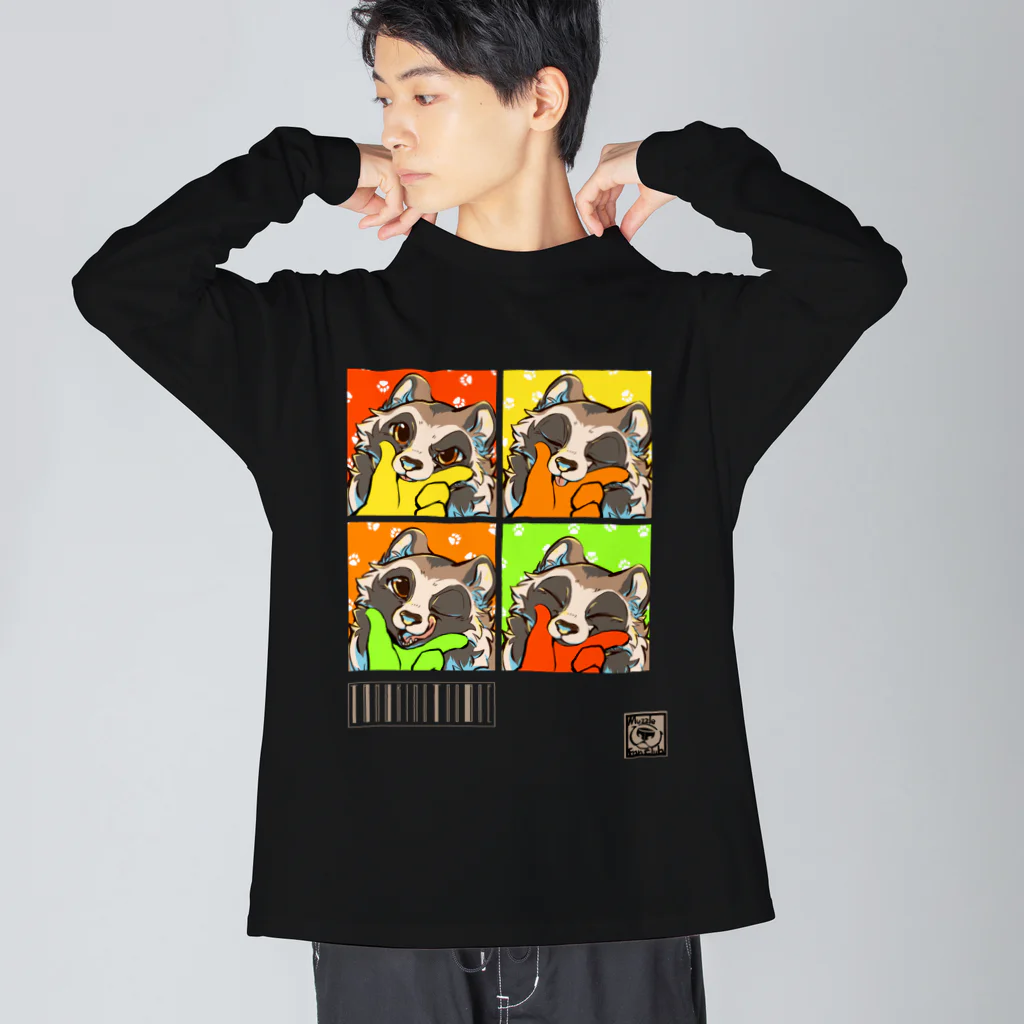 狸の遠吠えのたぬマズルチャレンジ Big Long Sleeve T-Shirt