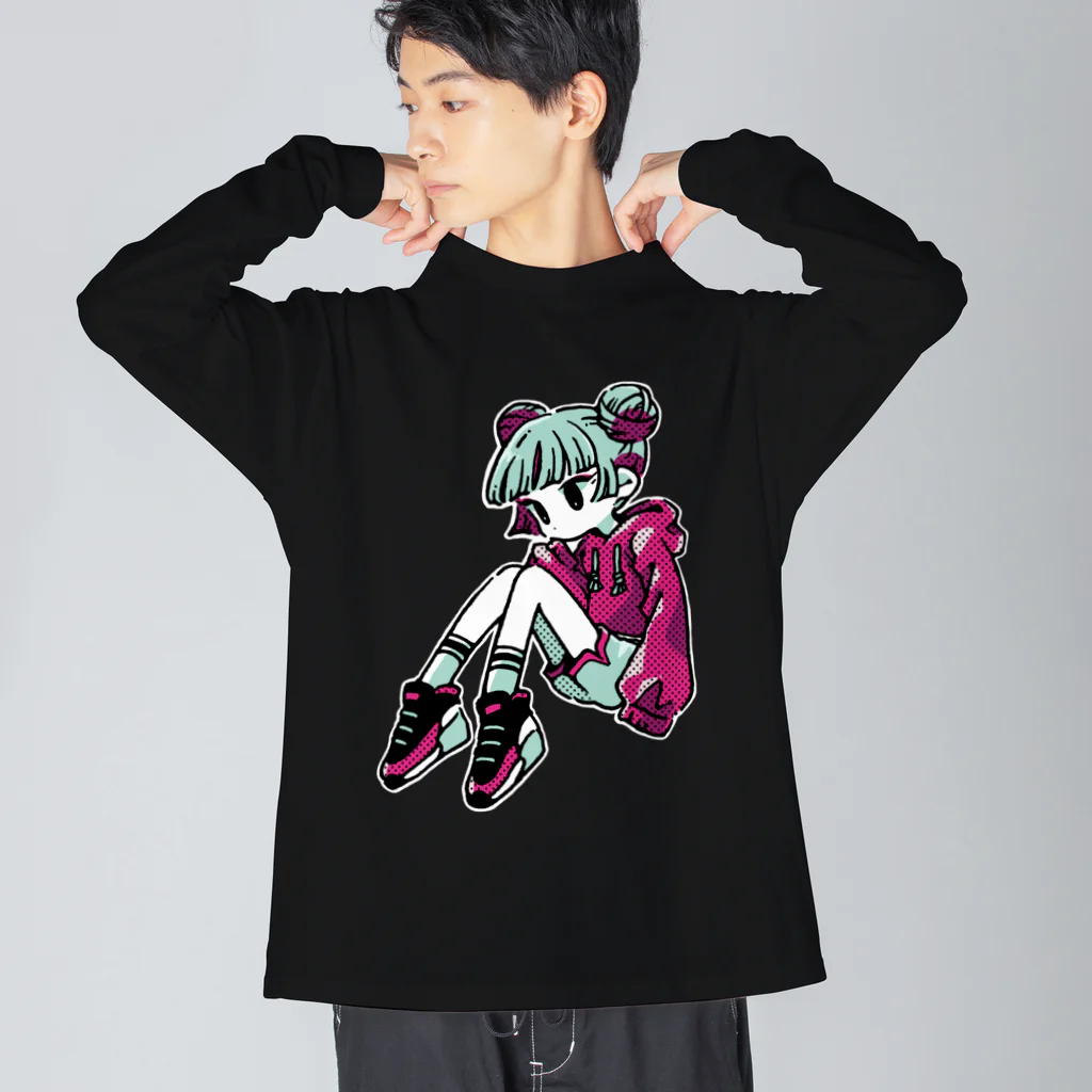 sakana ni naritai.のloose Big Long Sleeve T-Shirt