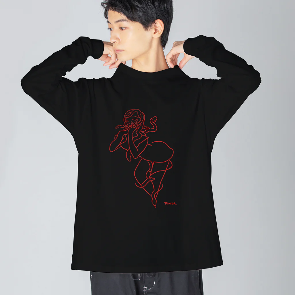 とみだのメドゥーサ ビッグシルエットロングスリーブTシャツ