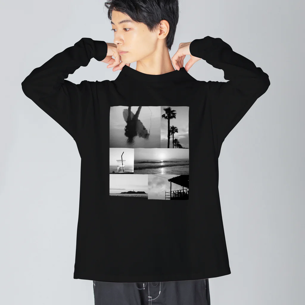 photo-kiokuの湘南 Big Long Sleeve T-Shirt