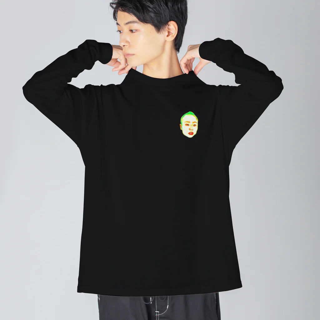  Genius is here.のミニミニ俺の顔を見ろ！！！！ Big Long Sleeve T-Shirt