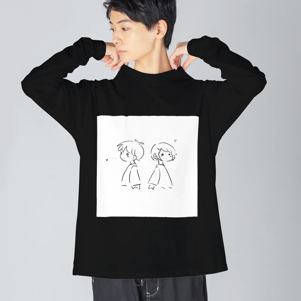 Qoo0302の気になる、あの子 Big Long Sleeve T-Shirt