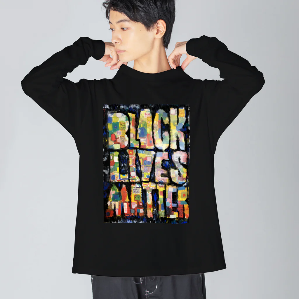 manのblack lives matter 2 ビッグシルエットロングスリーブTシャツ