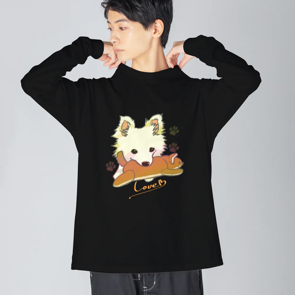 にこ＋のわんこ大好き Big Long Sleeve T-Shirt