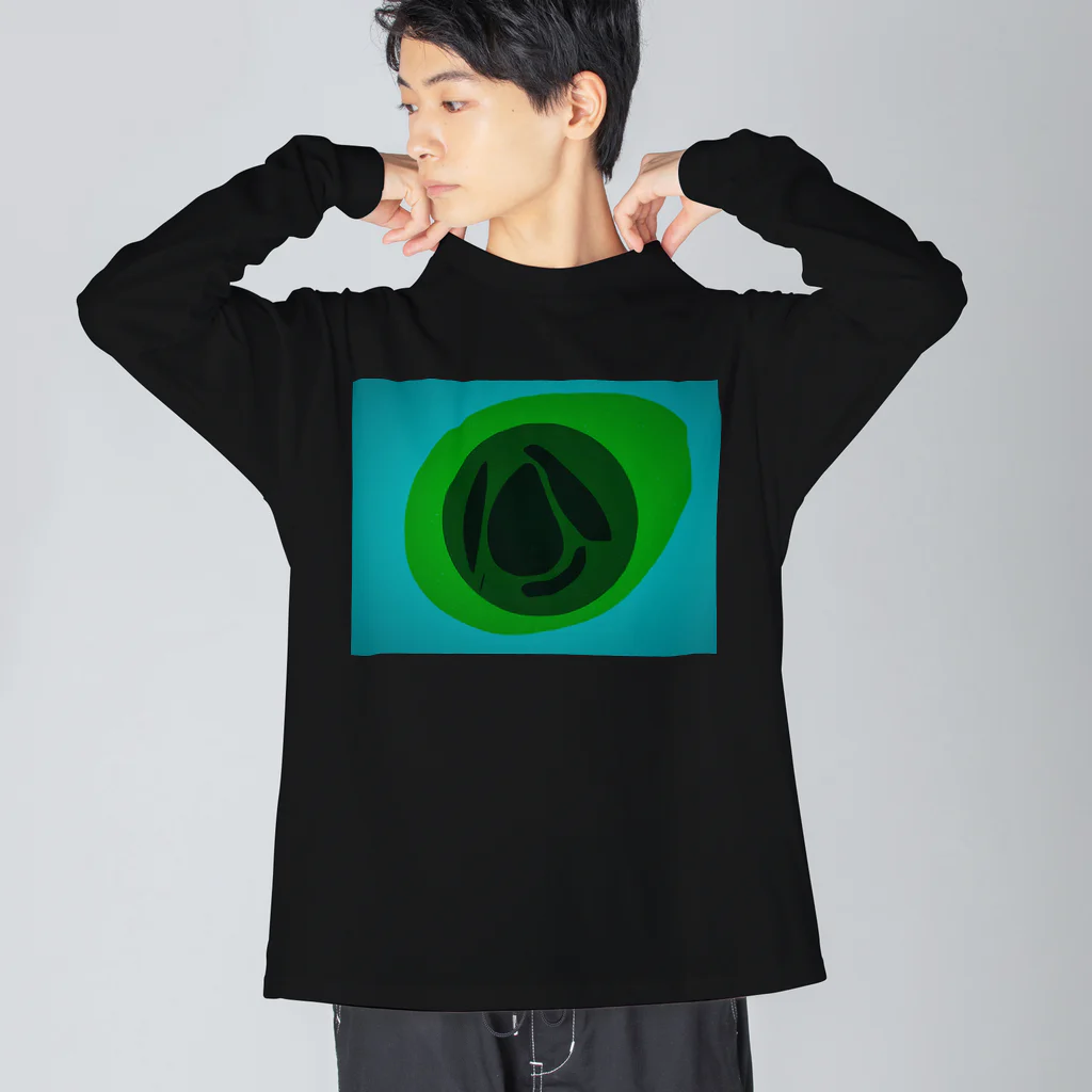 新宿最後の詩人　馬頭 aka　てんちゃんのSmile Cell Big Long Sleeve T-Shirt