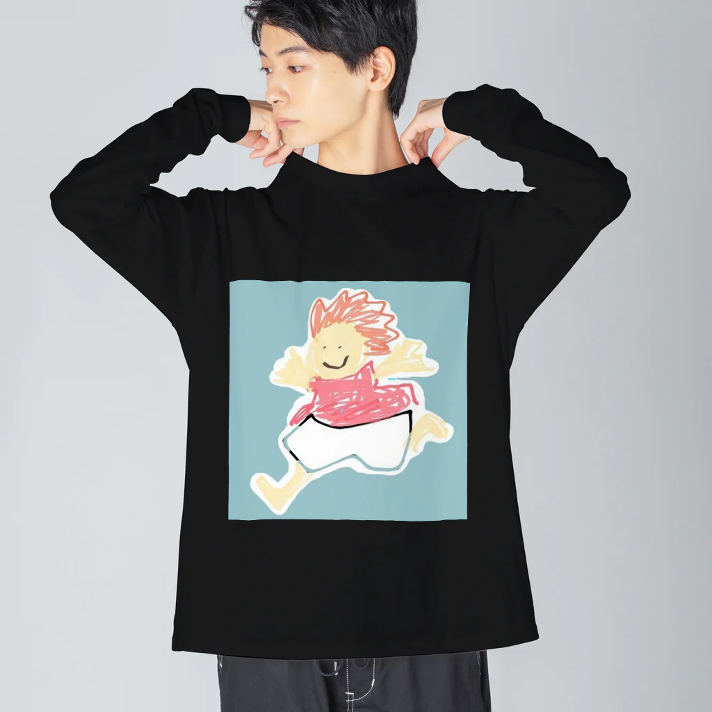 おにのさかのうえのほにょ Big Long Sleeve T-Shirt