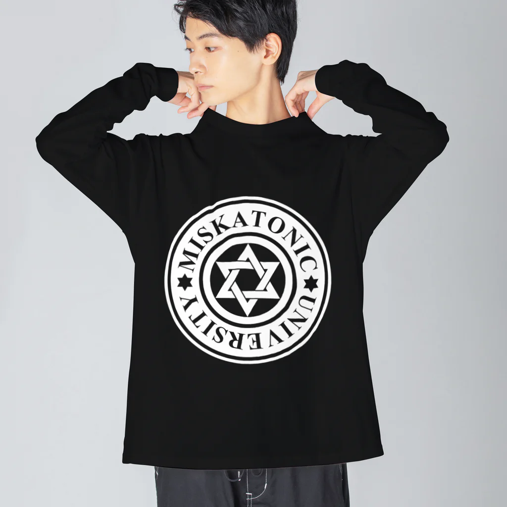 AURA_HYSTERICAのMISKATONIC UNIVERSITY Big Long Sleeve T-Shirt