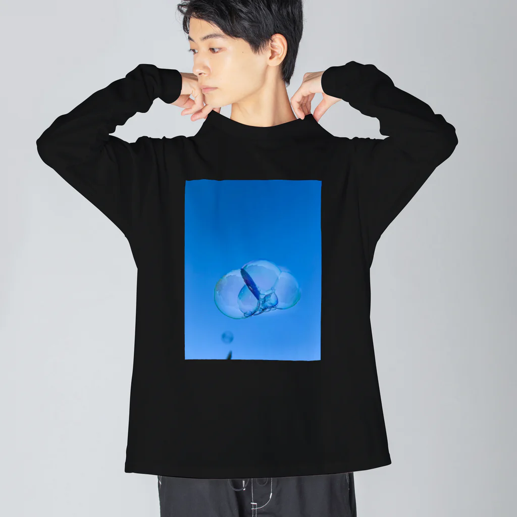 水彩屋のシャボン玉 Big Long Sleeve T-Shirt