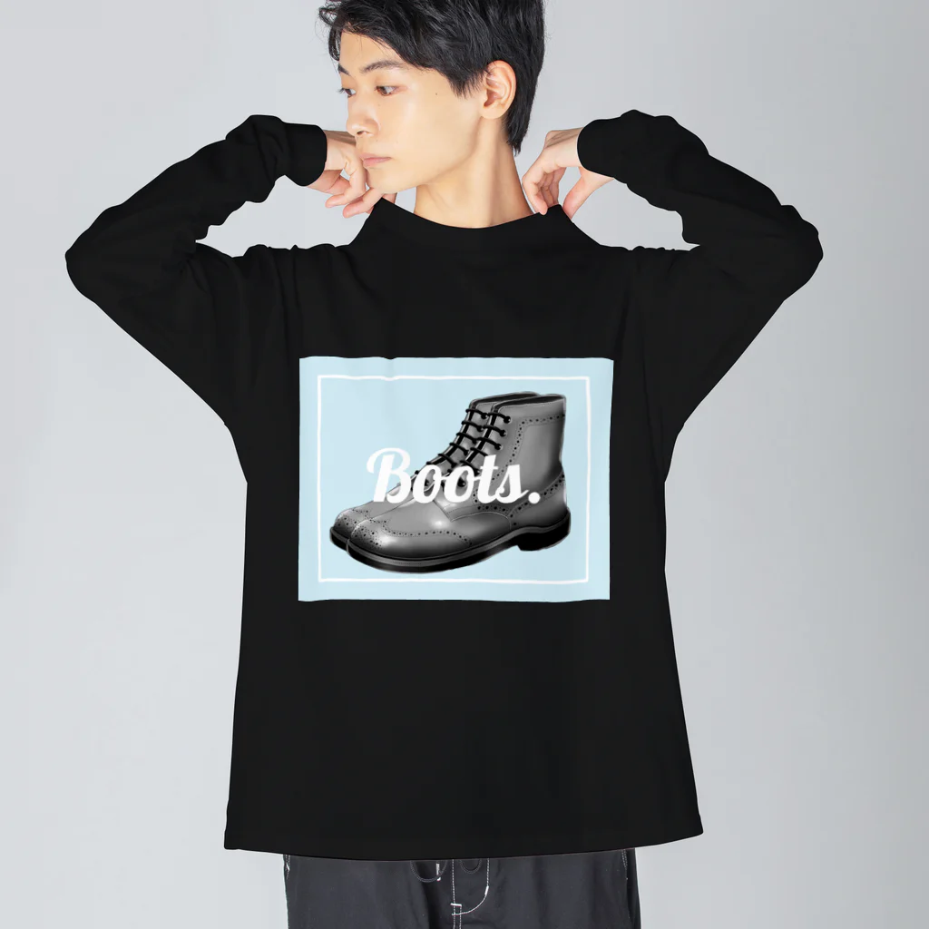 inishi's shopのBoots. ビッグシルエットロングスリーブTシャツ