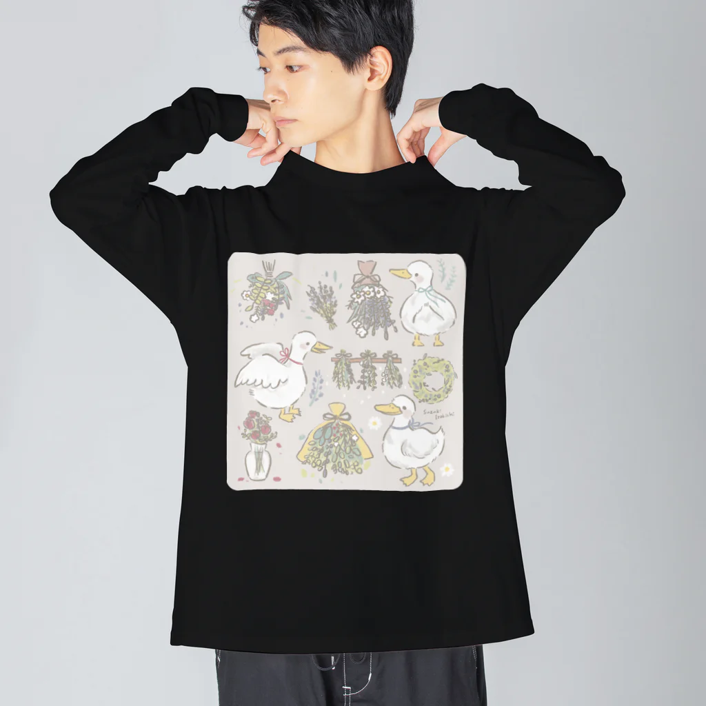 すずきいときちのクワック・スワッグ・ダック Big Long Sleeve T-Shirt