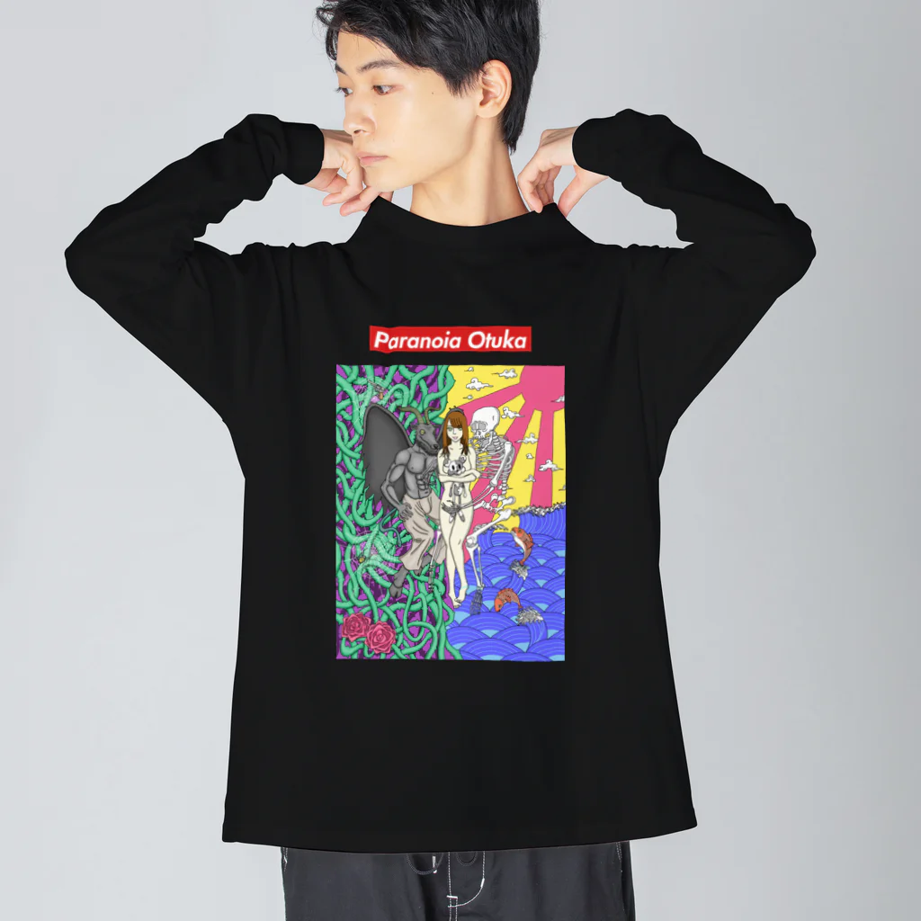 パラノイア大塚のショップの女の子 Big Long Sleeve T-Shirt